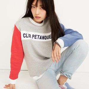 MadewellxClub Petanque Tricolor Sweatshirt-XS NWT